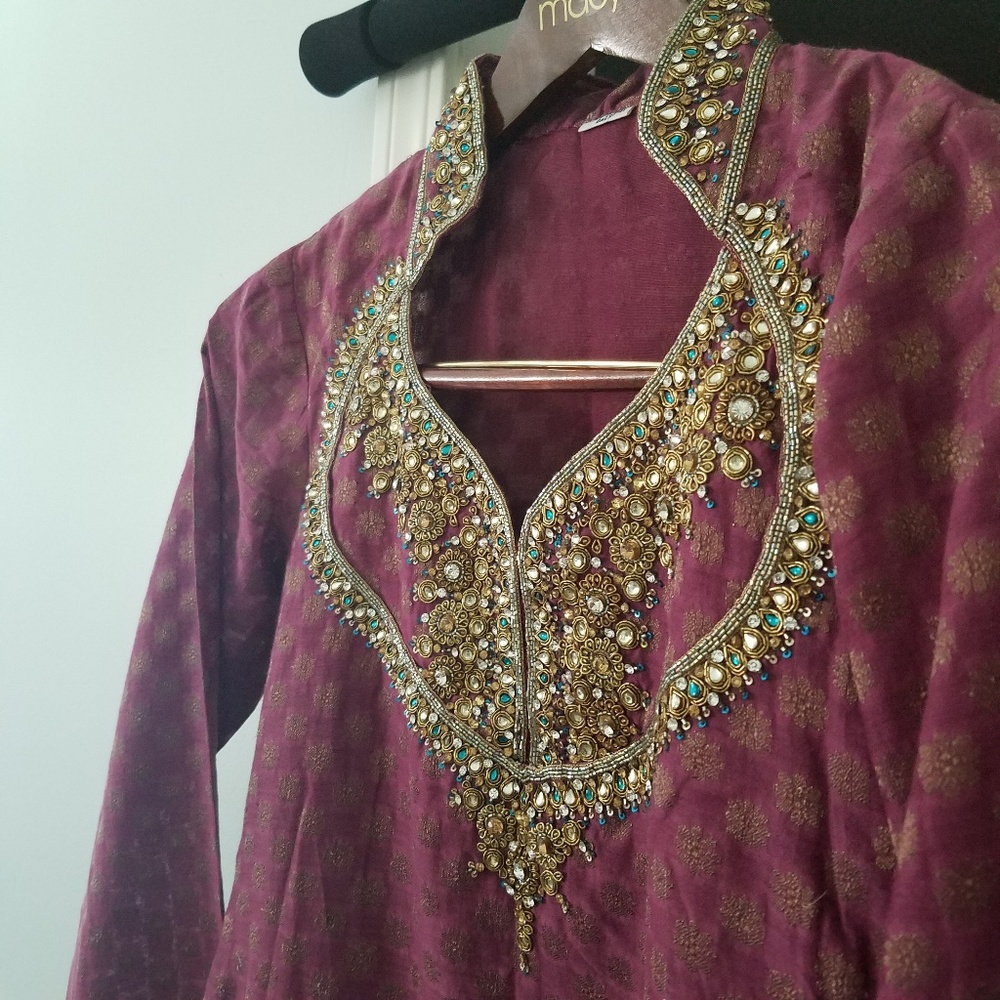 Embellished Indian outfit